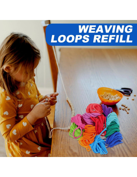 Kit de Tejido para Posavasos Alipis - 192 Bandas Acrílicas de 6cm