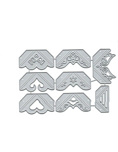 Cortador de esquinas de libro Paleery@FC, 16.5x6.4cm, metal 2