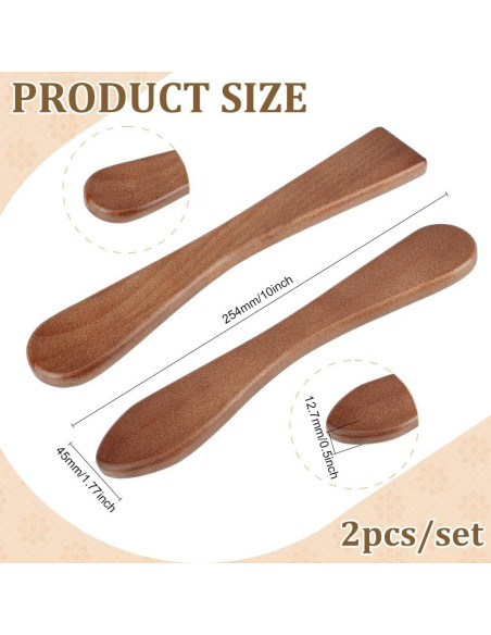 Herramientas de Esculpido de Arcilla BENECREAT 2 Piezas 25.4x4.5cm