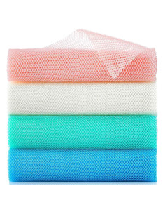 Red Exfoliante Africana VITEVER 80x30 cm - 4 Piezas Multicolor