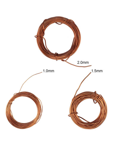 Juego de Herramientas para Bonsai Messar - Alambre de Aluminio 30m y 20 Almohadillas