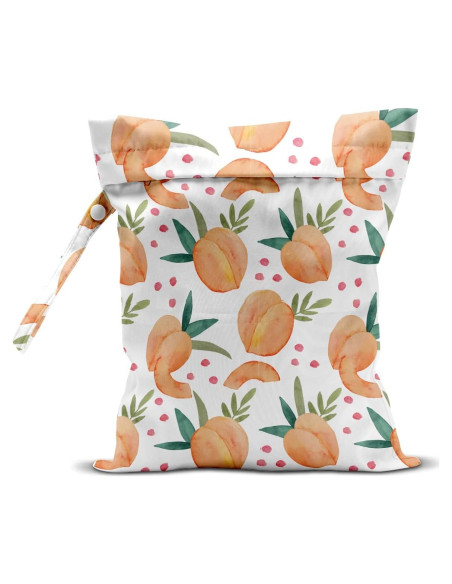 Bolsa Húmeda y Seca Reutilizable Durazno 26x32cm