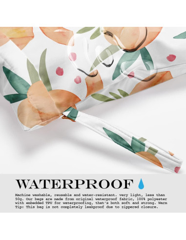 Bolsa Húmeda y Seca Reutilizable Durazno 26x32cm