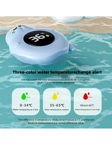 Termómetro de Baño Flotante para Bebés Genérico - Sensor Rápido y Seguro