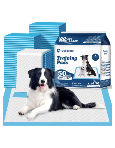 50 Almohadillas Desechables Quilocare 86x71 cm Ultra Absorbentes