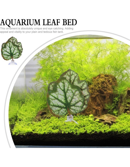 Hamaca de Hoja para Betta Balacoo - Acuario Verde 9x9 cm