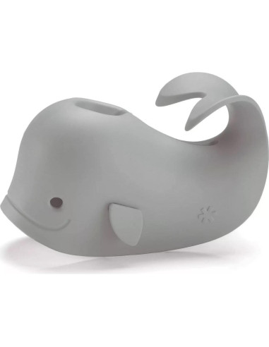 Bañera Inteligente 3 Etapas Skip Hop Moby Azul + Set Baño Gris