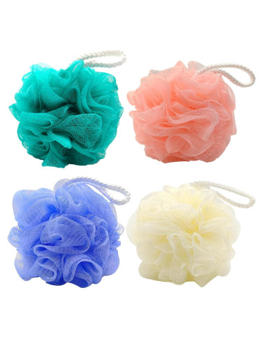 Juego de 4 Esponjas de Lufa Exfoliantes Petiy Beauty