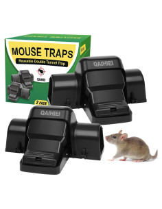 Trampas Reutilizables para Roedores Qaihiei - 2 Paquete