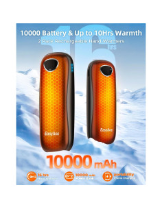 Calentadores de Manos Recargables EasyAcc 2PCS 10000mAh 55C 2