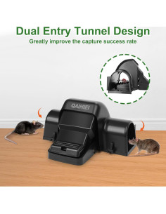 Trampas Reutilizables para Roedores Qaihiei - 2 Paquete 2