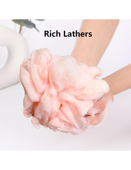 Juego de 4 Esponjas de Lufa Exfoliantes Petiy Beauty