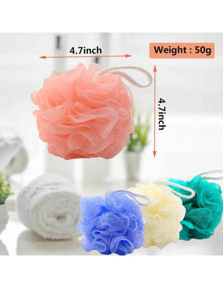 Juego de 4 Esponjas de Lufa Exfoliantes Petiy Beauty