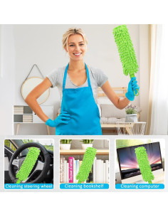 Plumero de Microfibra HTOOLPRO 38.1 cm Lavable y Reutilizable 2