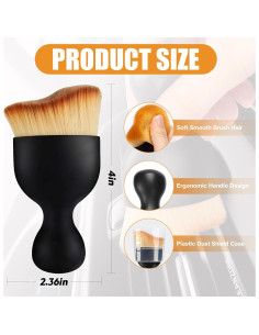 Cepillo de Detalle de Coche Woyuosn - Microfibra Doble Uso 2