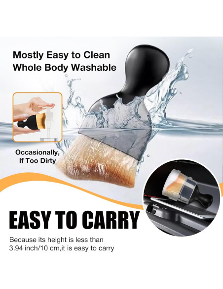 Cepillo de Detalle de Coche Woyuosn - Microfibra Doble Uso