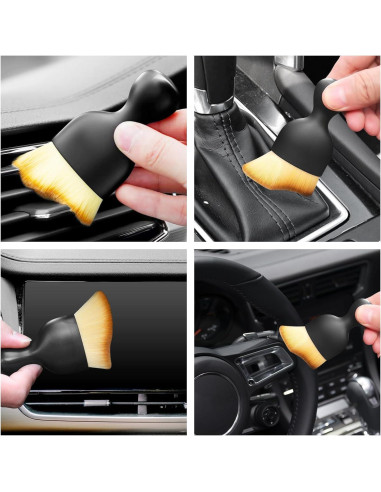 Cepillo de Detalle de Coche Woyuosn - Microfibra Doble Uso