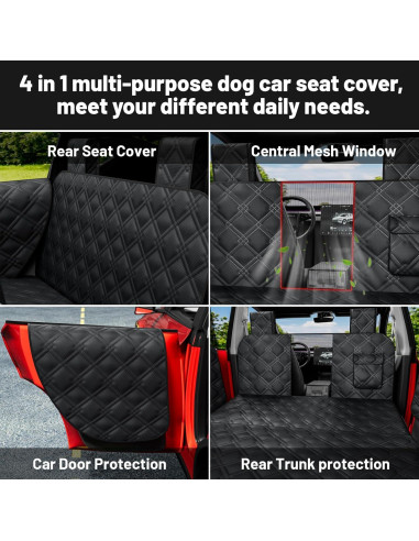 Funda de Asiento para Perros Wexyldra para Tesla Model Y/3 - Impermeable y Antideslizante