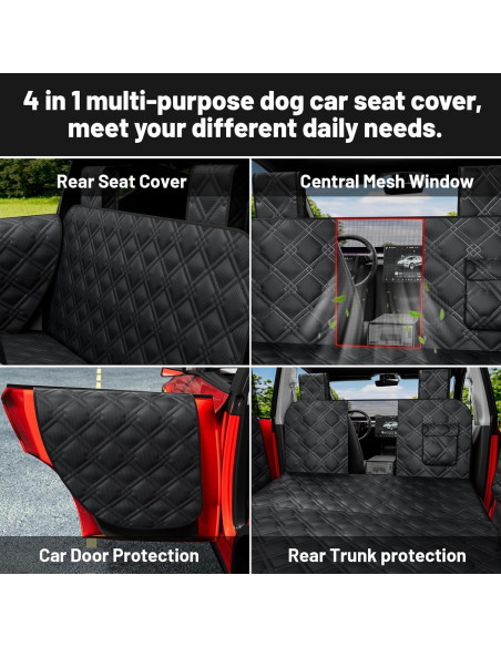 Funda de Asiento para Perros Wexyldra para Tesla Model Y/3 - Impermeable y Antideslizante
