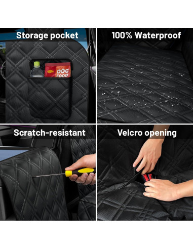 Funda de Asiento para Perros Wexyldra para Tesla Model Y/3 - Impermeable y Antideslizante