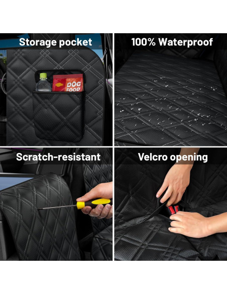 Funda de Asiento para Perros Wexyldra para Tesla Model Y/3 - Impermeable y Antideslizante