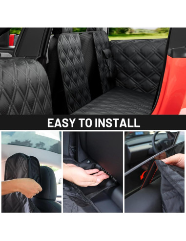 Funda de Asiento para Perros Wexyldra para Tesla Model Y/3 - Impermeable y Antideslizante