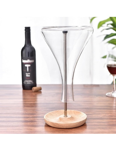 Soporte para Secar Decantadores de Vino Kichvoe - Acero Inoxidable