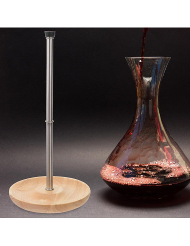Soporte para Secar Decantadores de Vino Kichvoe - Acero Inoxidable