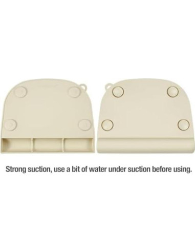 PandaEar 2 Tapetes de Silicona para Niños con Succión Rosa