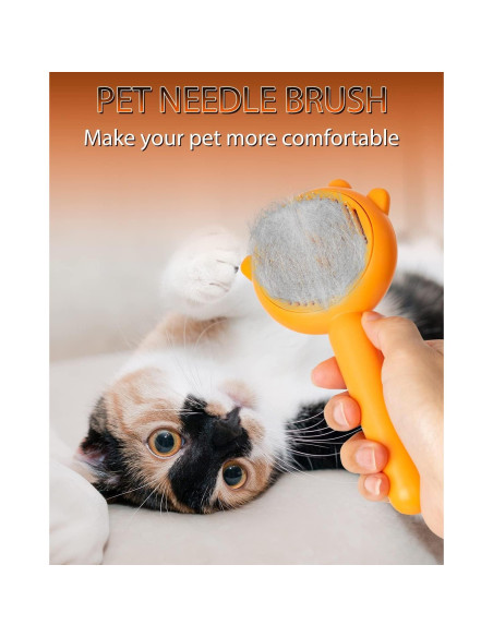 Cepillo Slicker Autolimpiante Awpland para Perros y Gatos