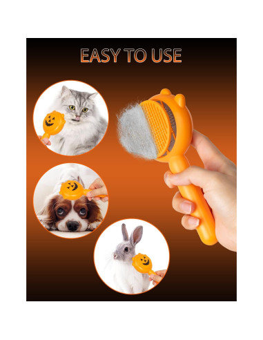 Cepillo Slicker Autolimpiante Awpland para Perros y Gatos