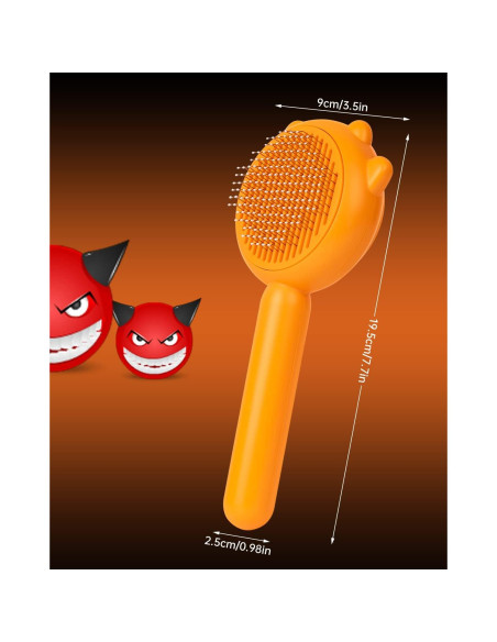 Cepillo Slicker Autolimpiante Awpland para Perros y Gatos