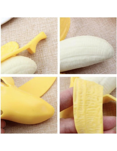 Juguete Antiestrés Plátano Falso YOYOSTORE 5.8x2.5 cm