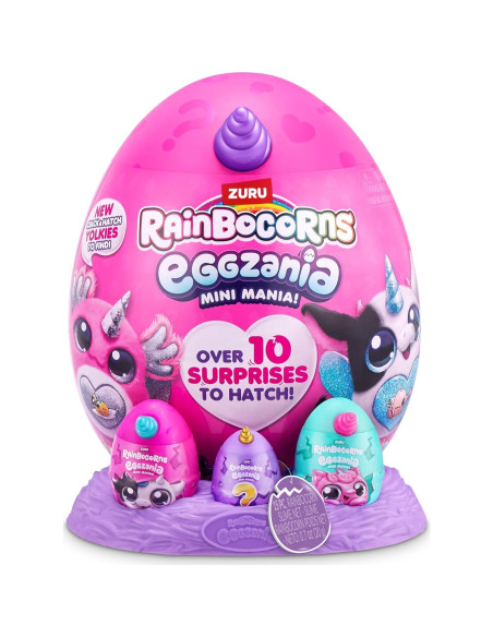 Sorpresa de Peluche Cebra Eggzania Mini Mania ZURU