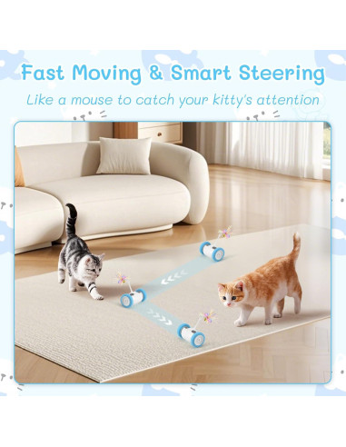 Juguete Interactivo para Gatos PETFROH HQ 602030 LED Recargable