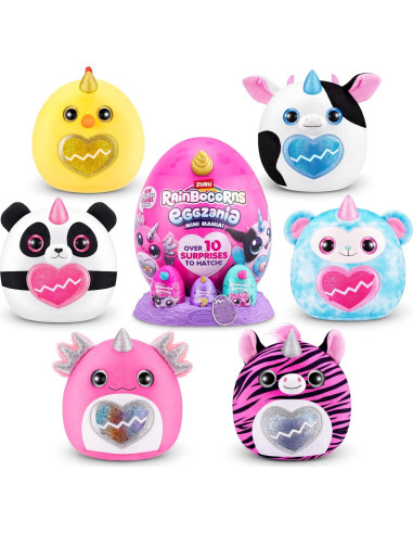 Sorpresa de Peluche Cebra Eggzania Mini Mania ZURU