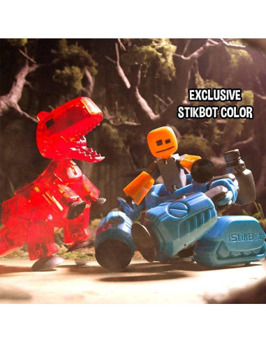 StikBot Zing Megabots Paquete de 3 Figuras y Vehículos