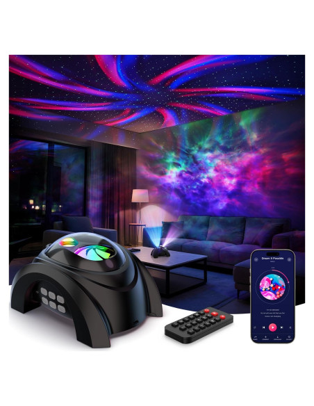 Proyector Galáctico Rossetta con Altavoz Bluetooth y Ruido Blanco