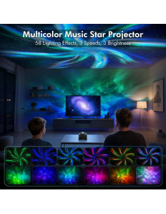 Proyector Galáctico Rossetta con Altavoz Bluetooth y Ruido Blanco 2
