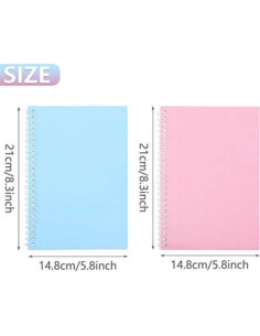 Libro de Pegatinas Reutilizable Zonon A5 2 Pcs con Espátula 2