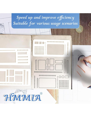 Plantillas de Planificador HMMIA en Paquete de 3 - Mylar