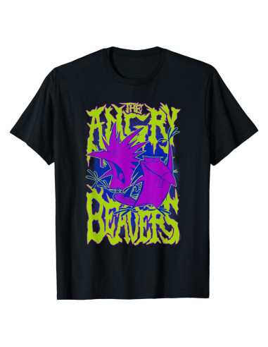 Camiseta de Hombre Los Castores Enfurecidos Neon 90s