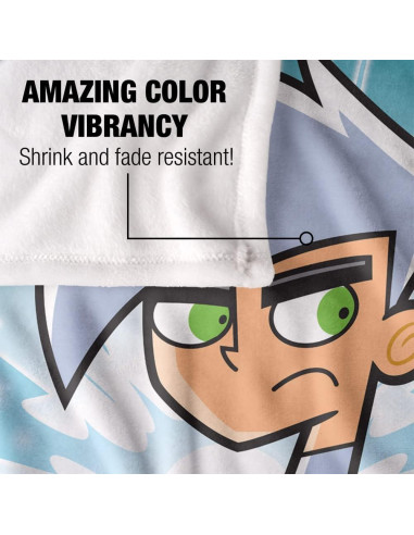Manta de Lanzar LOGOVISION Danny Phantom 91x147cm Suave
