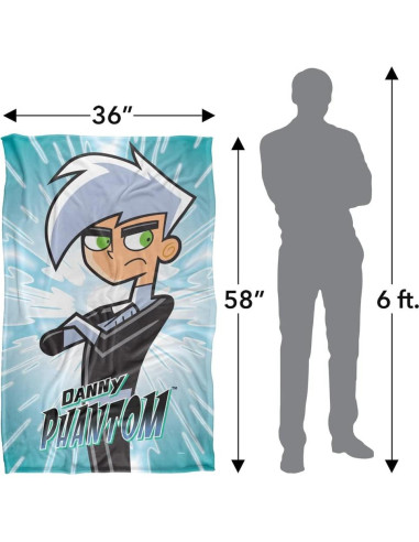 Manta de Lanzar LOGOVISION Danny Phantom 91x147cm Suave