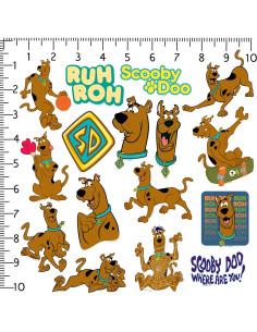 Calcomanías de Vinilo Scooby-Doo! 50ct - Adhesivos para Laptop y Más 2