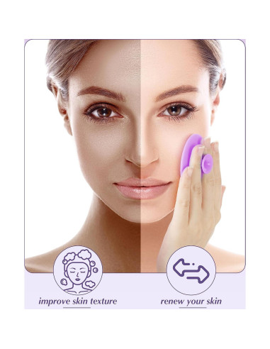 Esfregador Facial de Silicona MoHern - 8 Piezas Exfoliantes