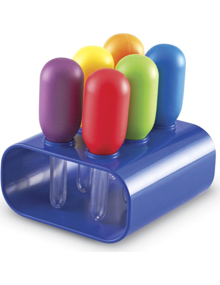 Set de 6 Gotero Jumbo Colorido Recursos de Aprendizaje 3+