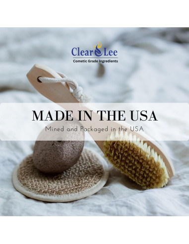 Pómez Cosmético Natural ClearLee - 226.8g Grano Fino Exfoliante