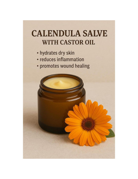 Ungüento de Caléndula The Sassy Leo 28g - Balsamo Natural Calmante