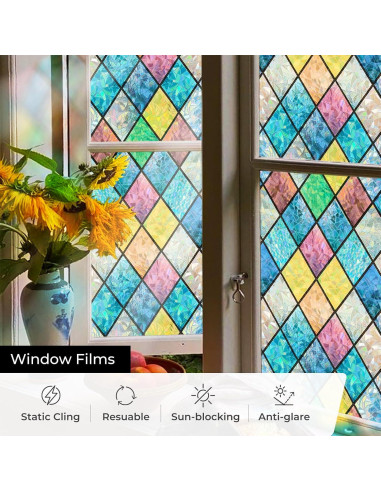 Película de Privacidad para Ventanas ADD.HERES 43.9x199.4 cm